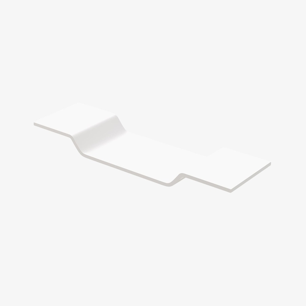 [20900031] Veny Solid Badplank 80x20x70 cm - Wit