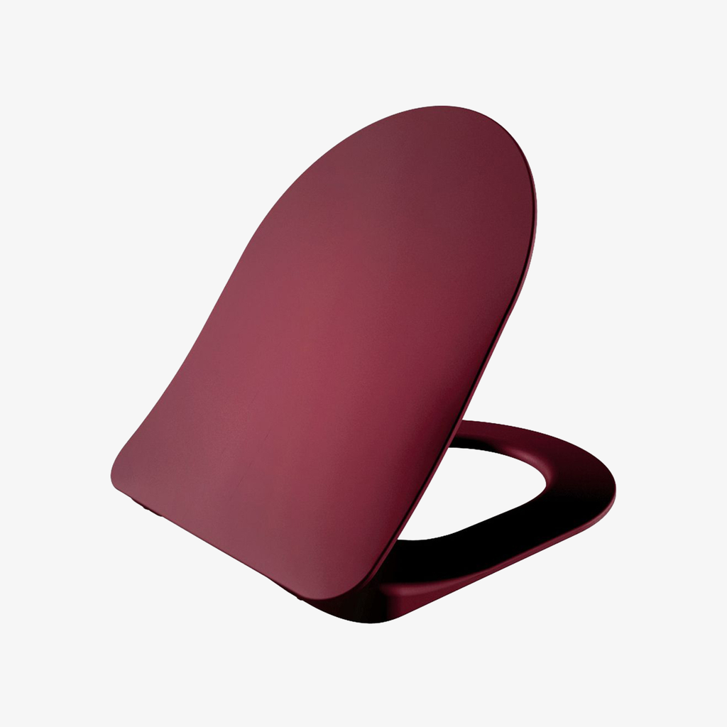 [20540019] Tommy Wc-Zitting Duroplast ( Soft-Close & Quick Release ) Met Inox Scharnieren - Berry