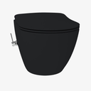 Toby Rim-Off Ophang Wc Met Bidet Warm/Koud Water Mat Zwart