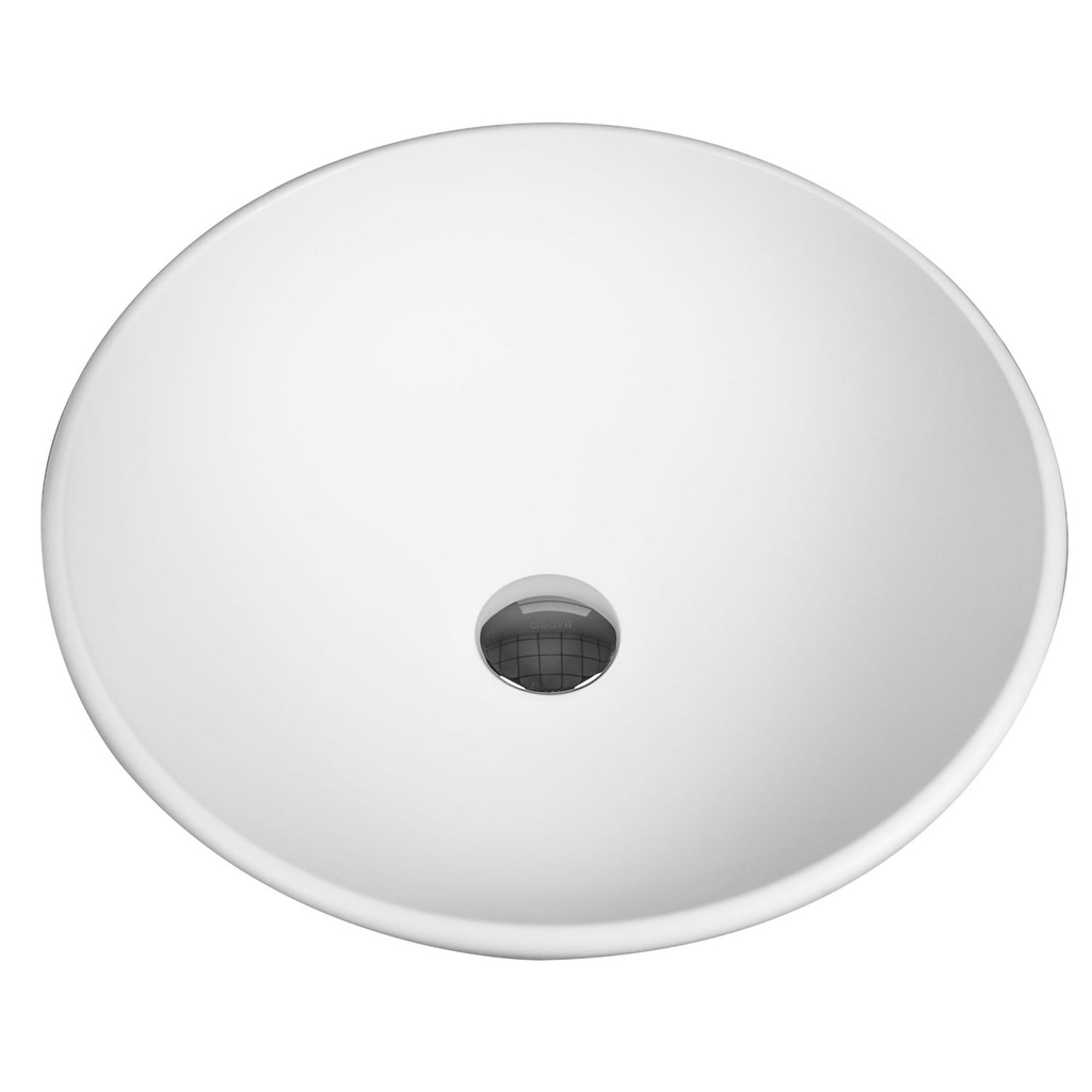 [10420023] Calin Solid Surface Opbouw Waskom 42x14 cm Wit