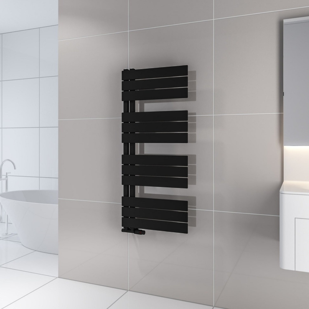 [20430006] Mastika Design Towel Radiator 600x1150 mm Zwart