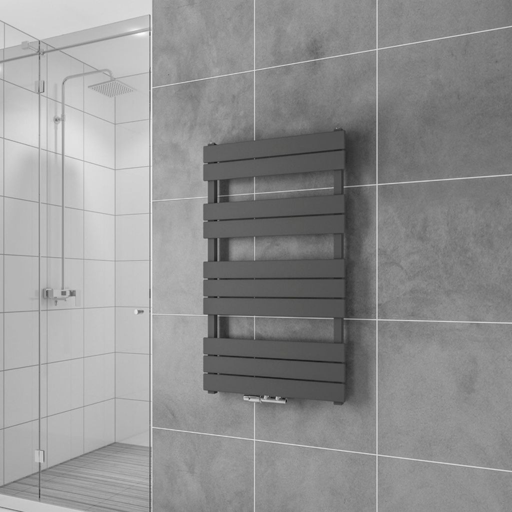[20430013] Smyrna Design Towel Radiator 600x1000 mm Zwart