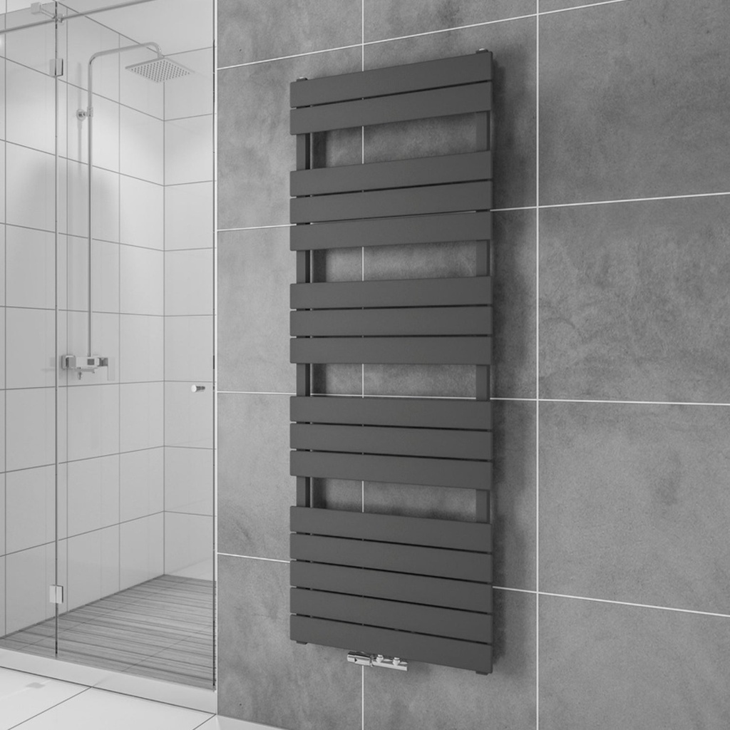 [20430015] Smyrna Design Towel Radiator 600x1600 mm Zwart