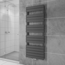 Smyrna Design Towel Radiator 600x1600 mm Zwart