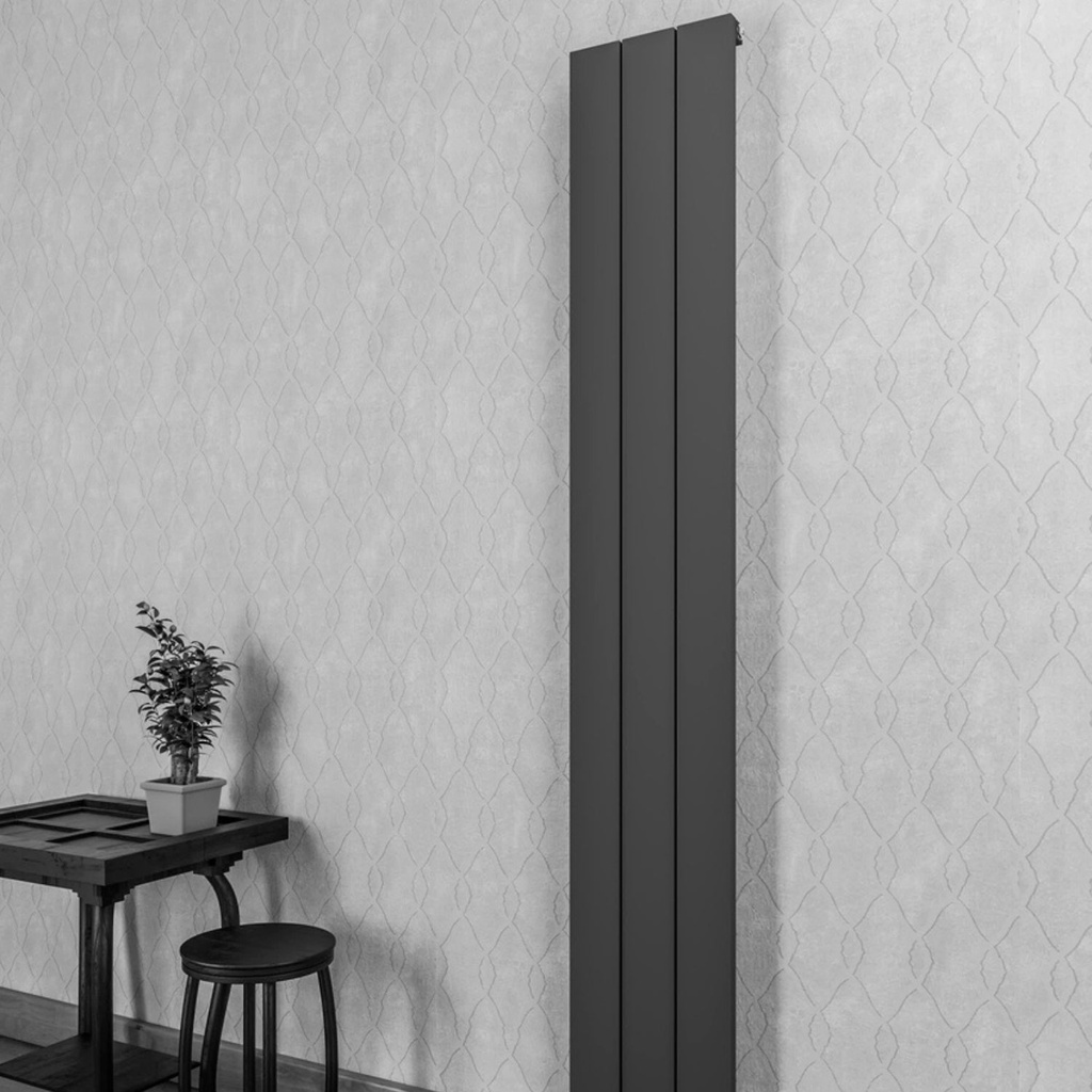 [20410058] Drama Aluminium Radiator 280x1800 mm Zwart