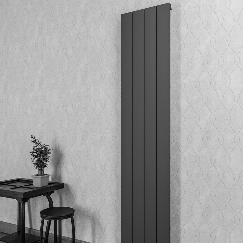 [20410059] Drama Aluminium Radiator 375x1800 mm Zwart