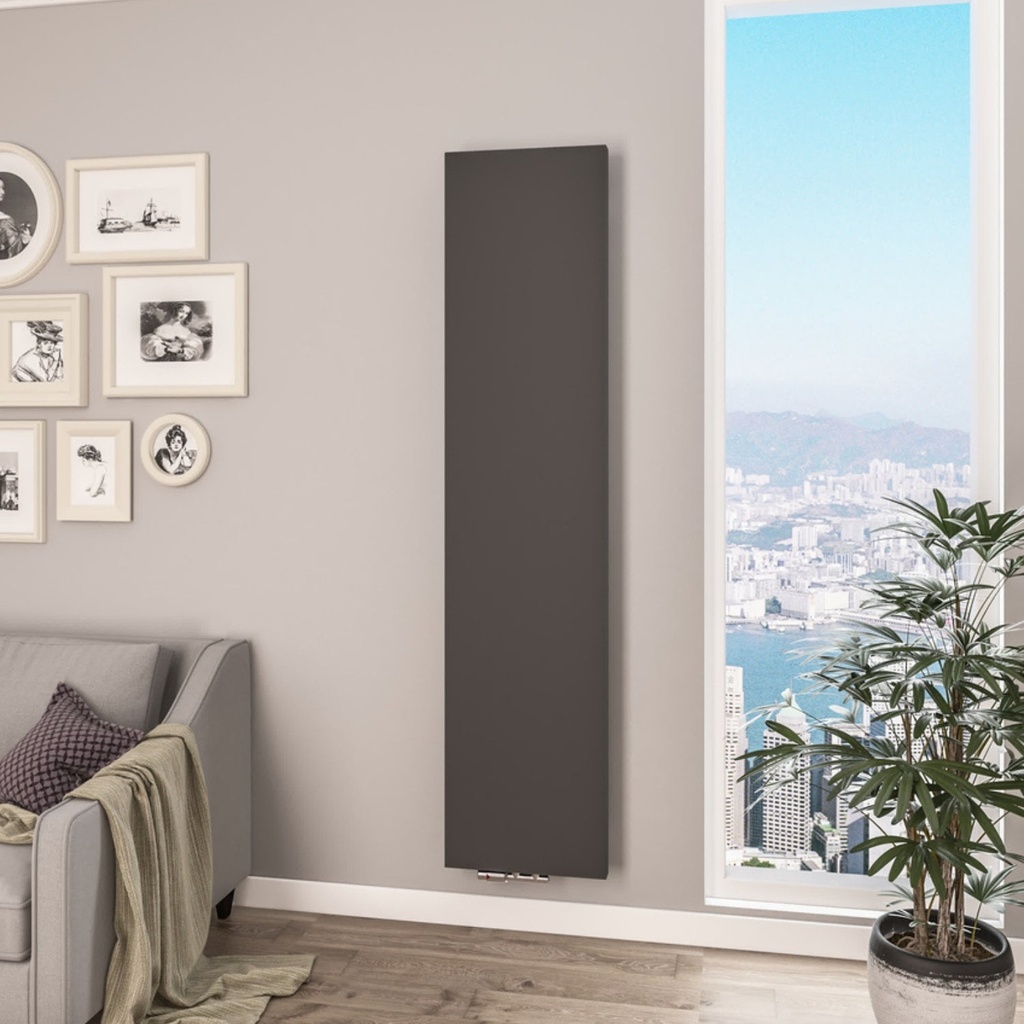 [20410067] Salda Steel Radiator 410x1800 mm Zwart