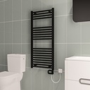 Fina Electrical Radiator 500x1200 mm Zwart