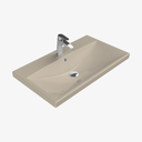 Wastafel Keramische Elite Mat Cappucino 80x45 cm