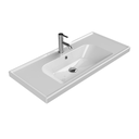 Wastafel Keramische Frame Mat Wit 100x45 cm