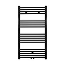 Radiator Dani 110x60 cm Links-Rechts 558 Watt / Midden Glans Zwart