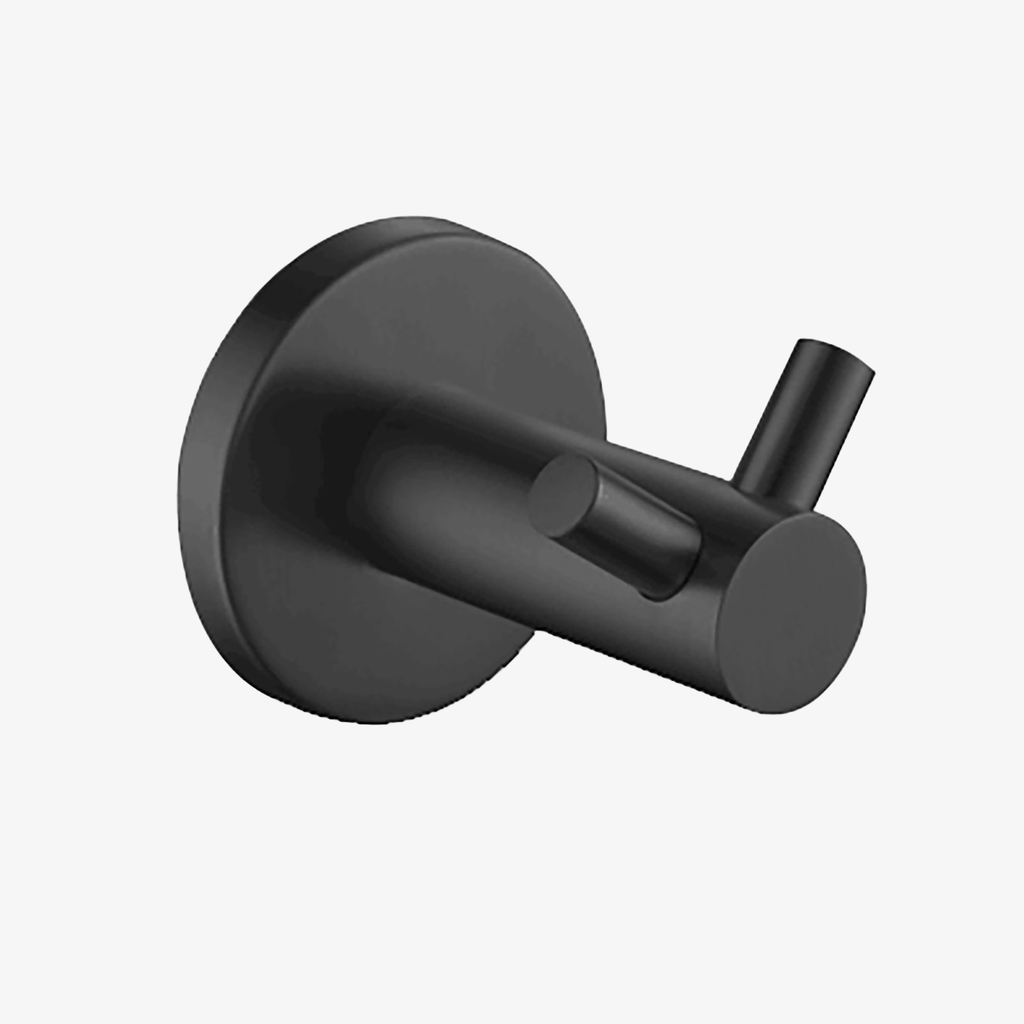 [20390054] Dubbele Handdoekhaak Xia Mat Zwart