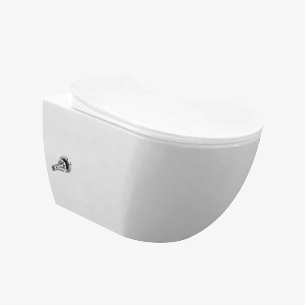 [20510018] Wandcloset - Bidet Tiki - Koud Wit