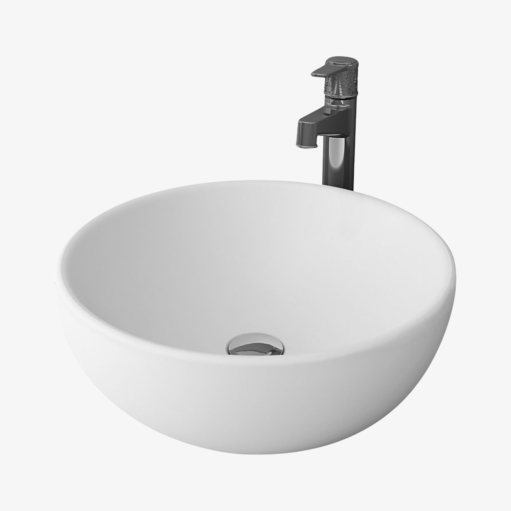 [10432048] Waskom Sheila - Rond Mat Wit 45 cm