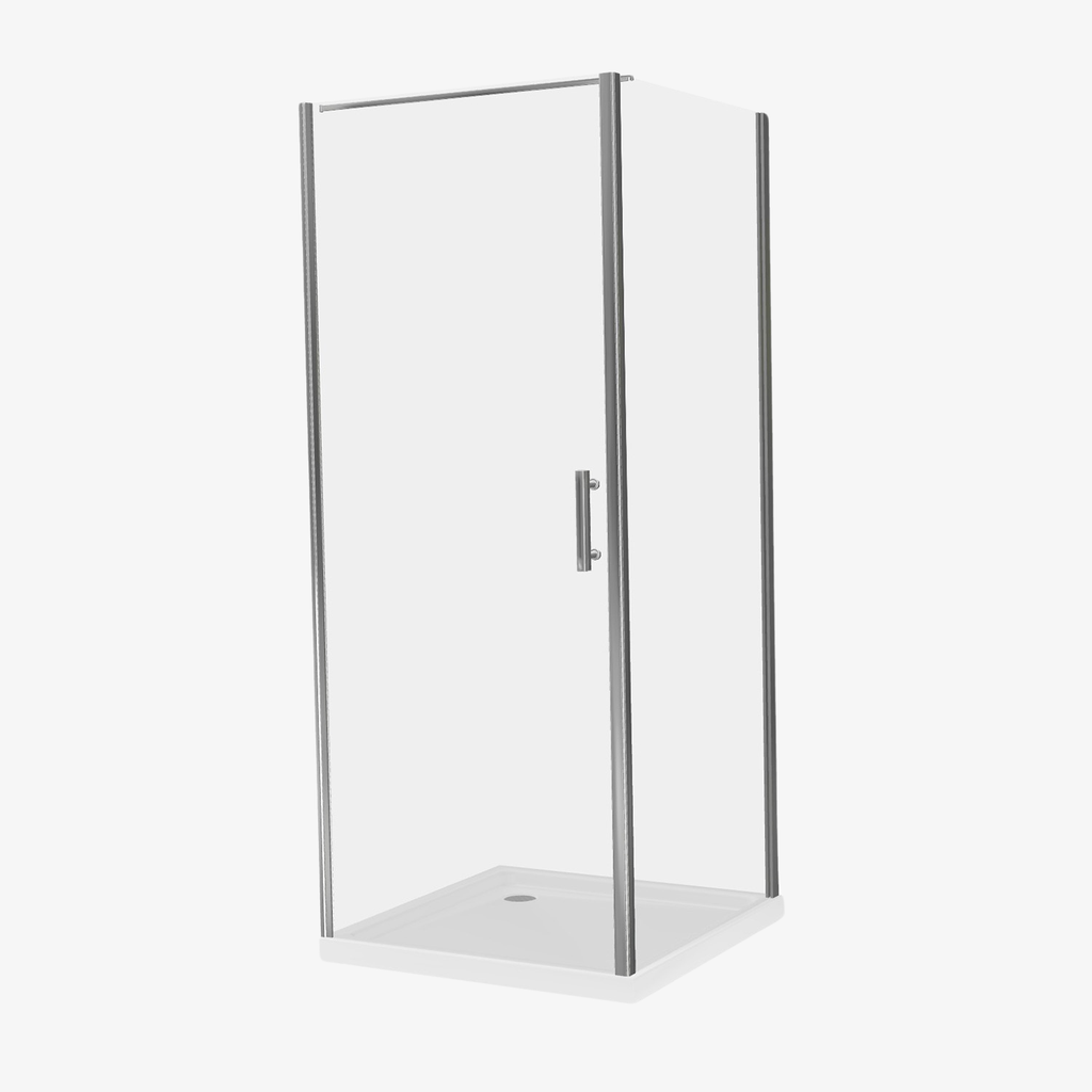 [20320005] Douchecabine Kim Chroom 80x80x190 6 mm - Nano - Omkeerbaar