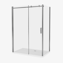 Douchecabine Karlijn  Chroom 90x140 cm 8 mm - Nano - Omkeerbaar