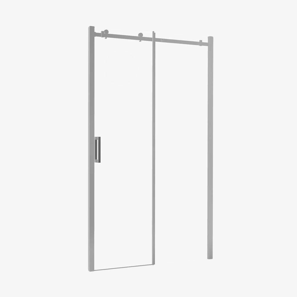 [20340003] Douchedeur - Nisdeur Izy Chroom 120x200 8 mm - Nano - Omkeerbaar