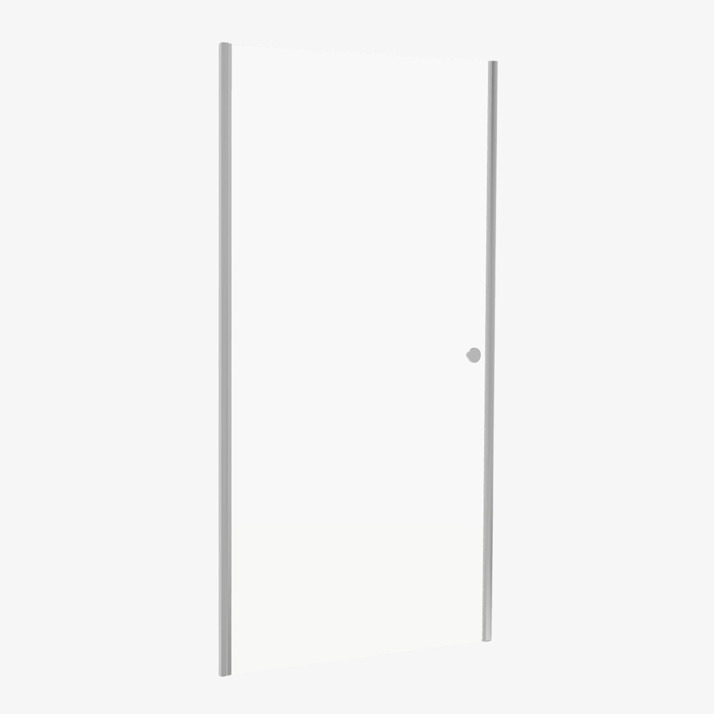 [20340011] Douchedeur Heidi Chroom 97-101x190 cm 6 mm - Nano - Omkeerbaar