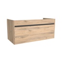 Amsterdam 100 cm Dorado - Onderkast MDF - Softclose Greeploos 1 Lade 1 Binnenlade - Wastafelmeubel Voor Waskom