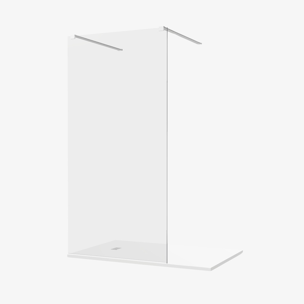 [20310071] Inloopdouche Martine Transparant Dubbele Entree 100 cm 8 mm - Nano - Omkeerbaar