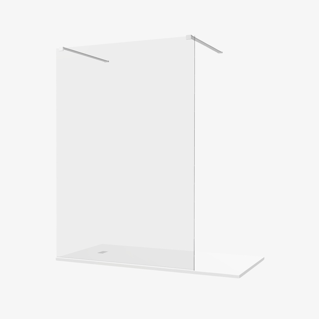 [20310073] Inloopdouche Martine Transparant Dubbele Entree 140 cm 8 mm - Nano - Omkeerbaar