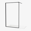 InInloopdouche Lisa 120 cm Easy Clean 8 mm helderglas Zwart Mat Aluminuim profiel Nano-Coatingloopdouche Lisa 120x200 cm 8 mm