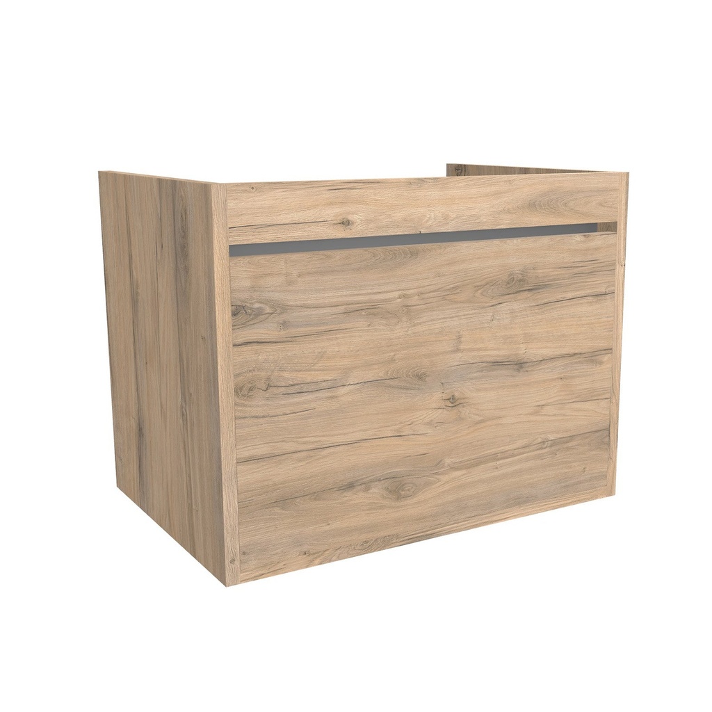 [B-OB-65-OK-DO] Oberhausen 65 cm Dorado - Onderkast MDF - Softclose semi handgreep 1 Lade -  Wastafelmeubel Voor Waskom