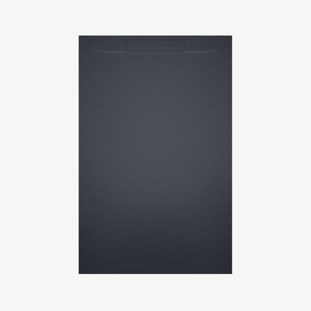 [20350105] Solar 100 Composiet Rechthoek Antraciet 100x140 cm Inclusief Sifon