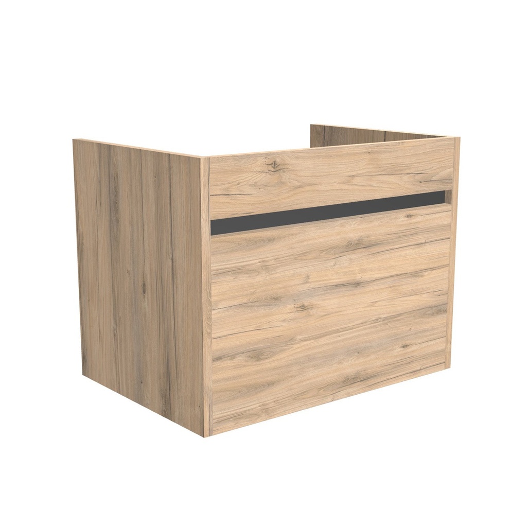 [B-AM-65-OK-DO] Amsterdam 65 cm Dorado - Onderkast MDF - Softclose Greeploos 1 Lade 1 Binnenlade - Wastafelmeubel Voor Waskom