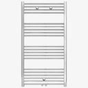 Radiator Femi 120x60 cm Links-Rechts 616 Watt / Midden Chroom