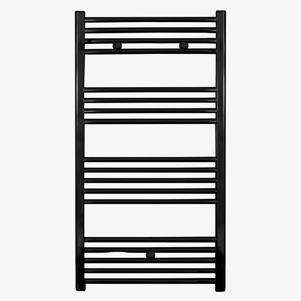 [20410042] Radiator Jace 110x60 cm Links-Rechts 558 Watt Glans Zwart