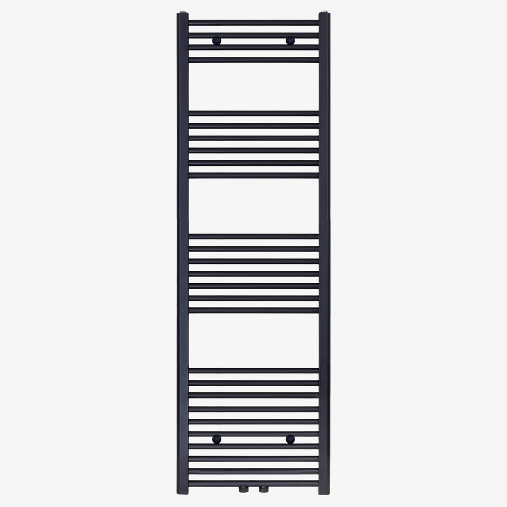 [20410025] Radiator Carice 160x50 cm Links-Rechts 721 Watt / Midden Mat Zwart