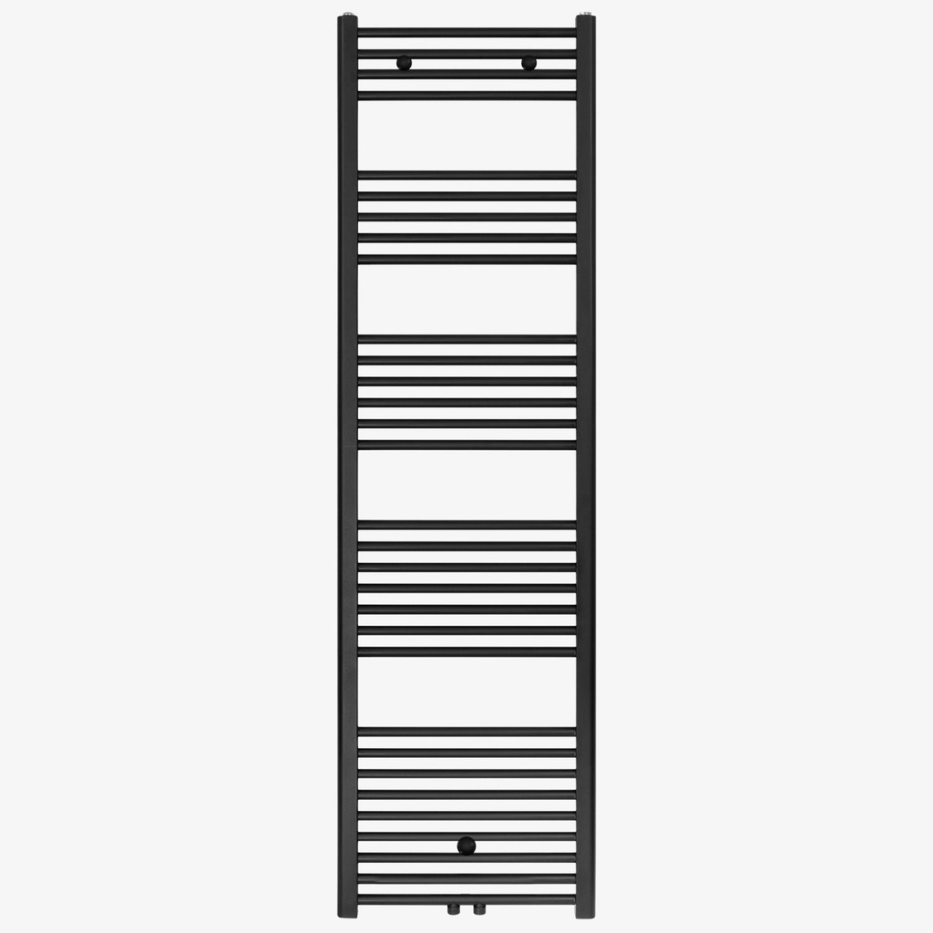 [20410026] Radiator Carice 180X50 cm Links-Rechts 821 Watt / Midden Mat Zwart