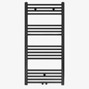 Radiator Carice 120x60 cm Links-Rechts 616 Watt / Midden Mat Zwart
