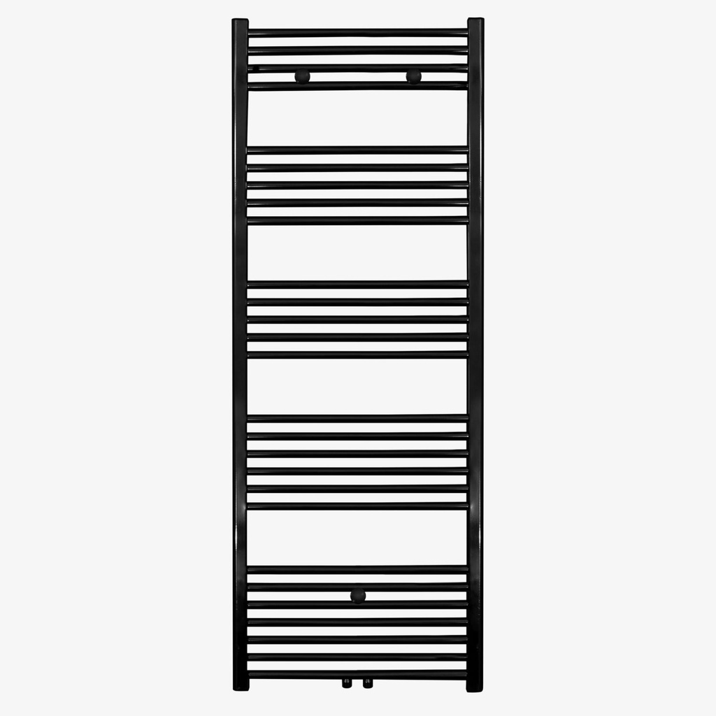[20410029] Radiator Carice 160x60 cm Links-Rechts 828 Watt / Midden Mat Zwart