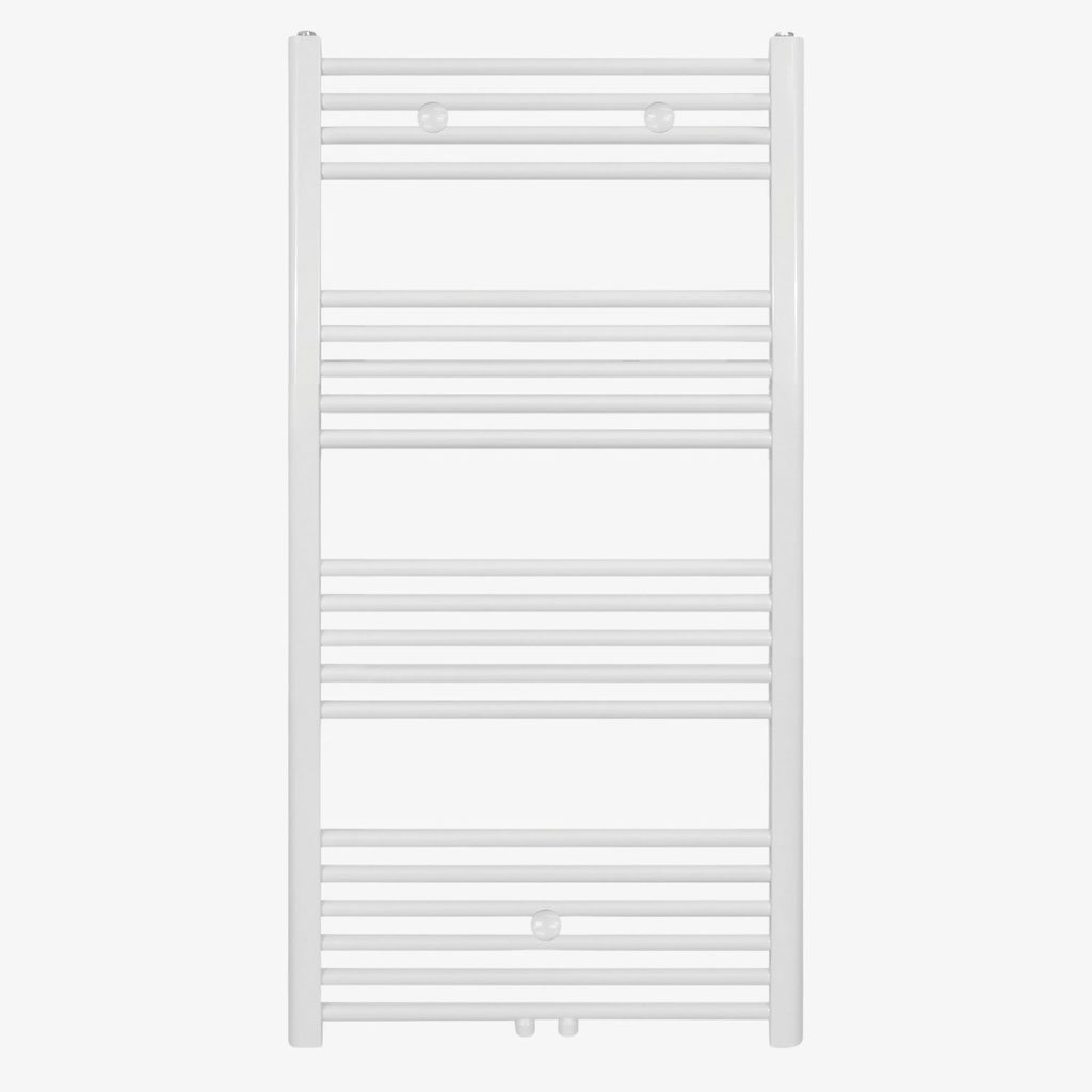 [20410011] Radiator Barbara 120x50 cm Links-Rechts  537 Watt / Midden Wit