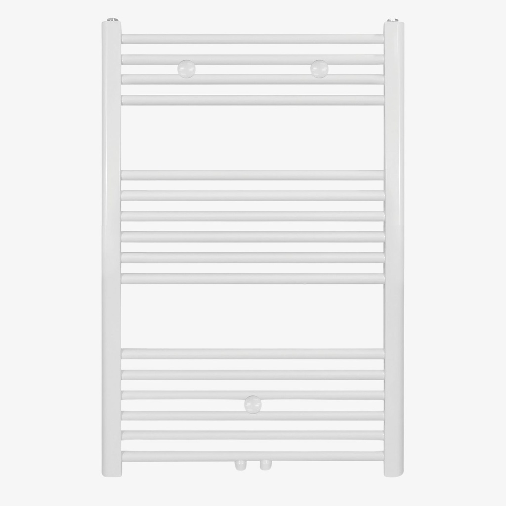 [20410010] Radiator Barbara 100x50 cm Links-Rechts 436 Watt / Midden Wit