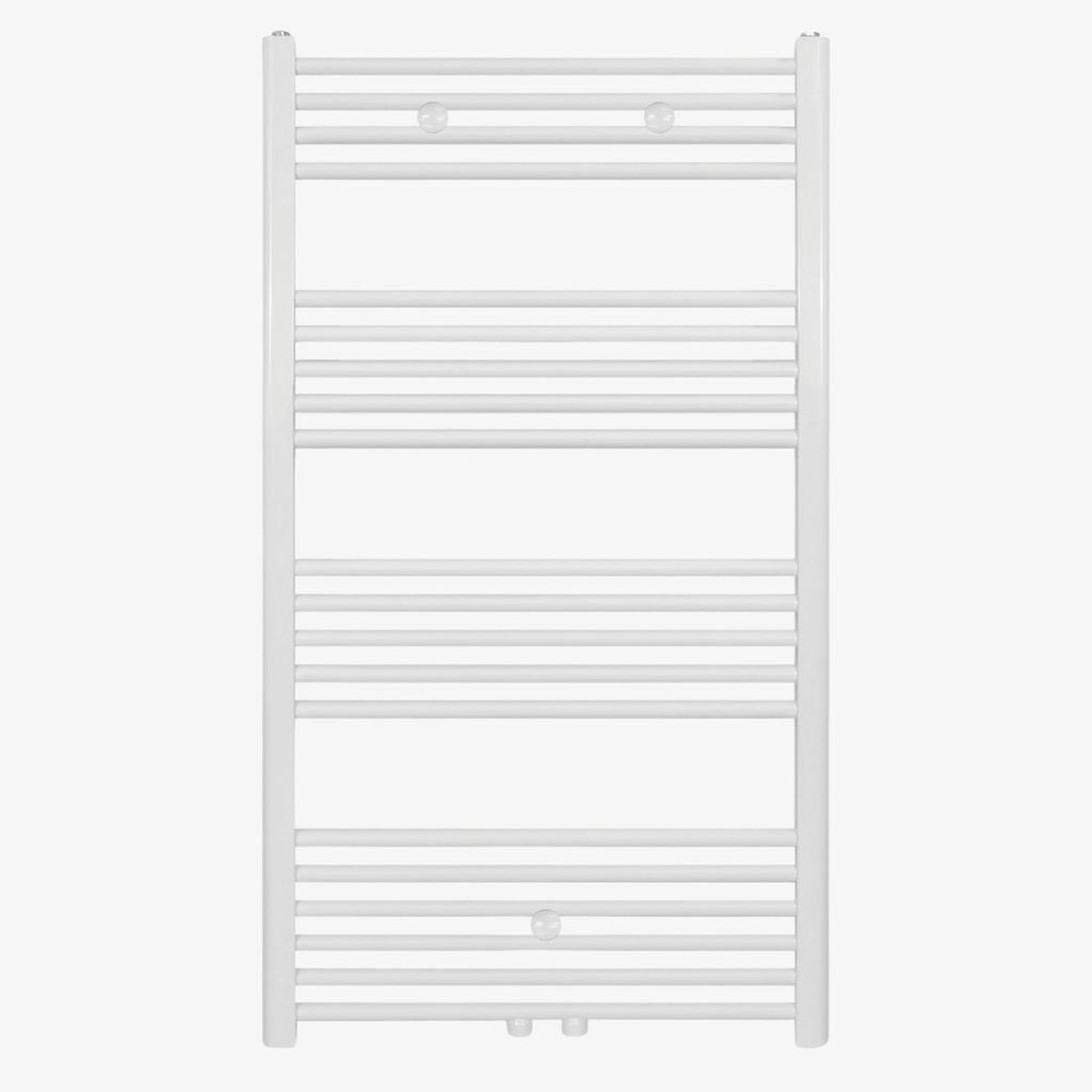 [20410017] Radiator Barbara 120x60 cm Links-Rechts 616 Watt / Midden Wit