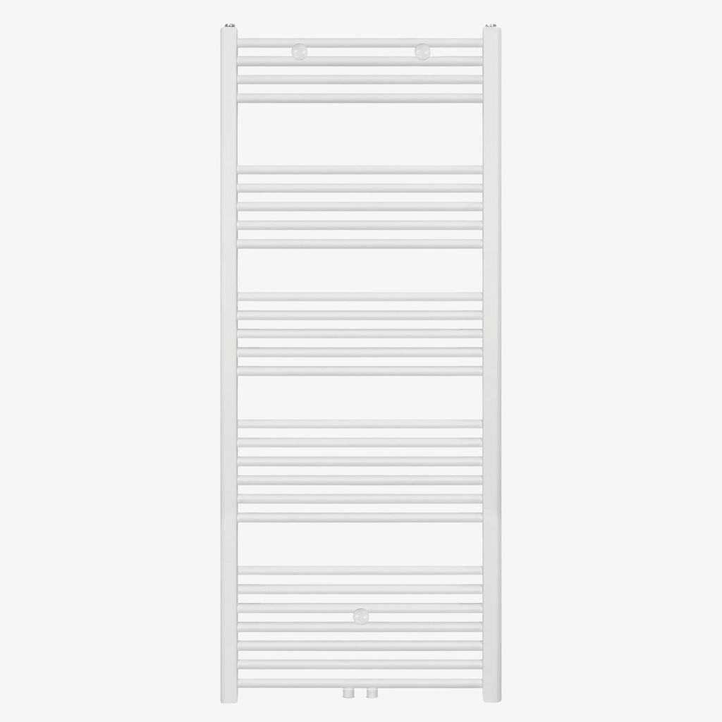 [20410002] Radiator Amelia 160x60 cm Links-Rechts 828 Watt / Midden Mat Wit