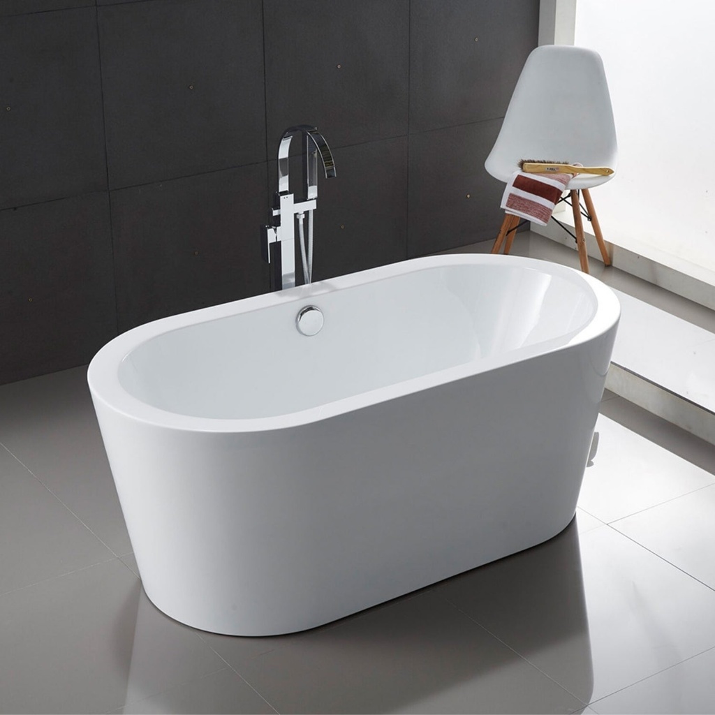 [20600008] Vrijstaand Bad Roxy Hoogglans Wit 170x80x60 cm