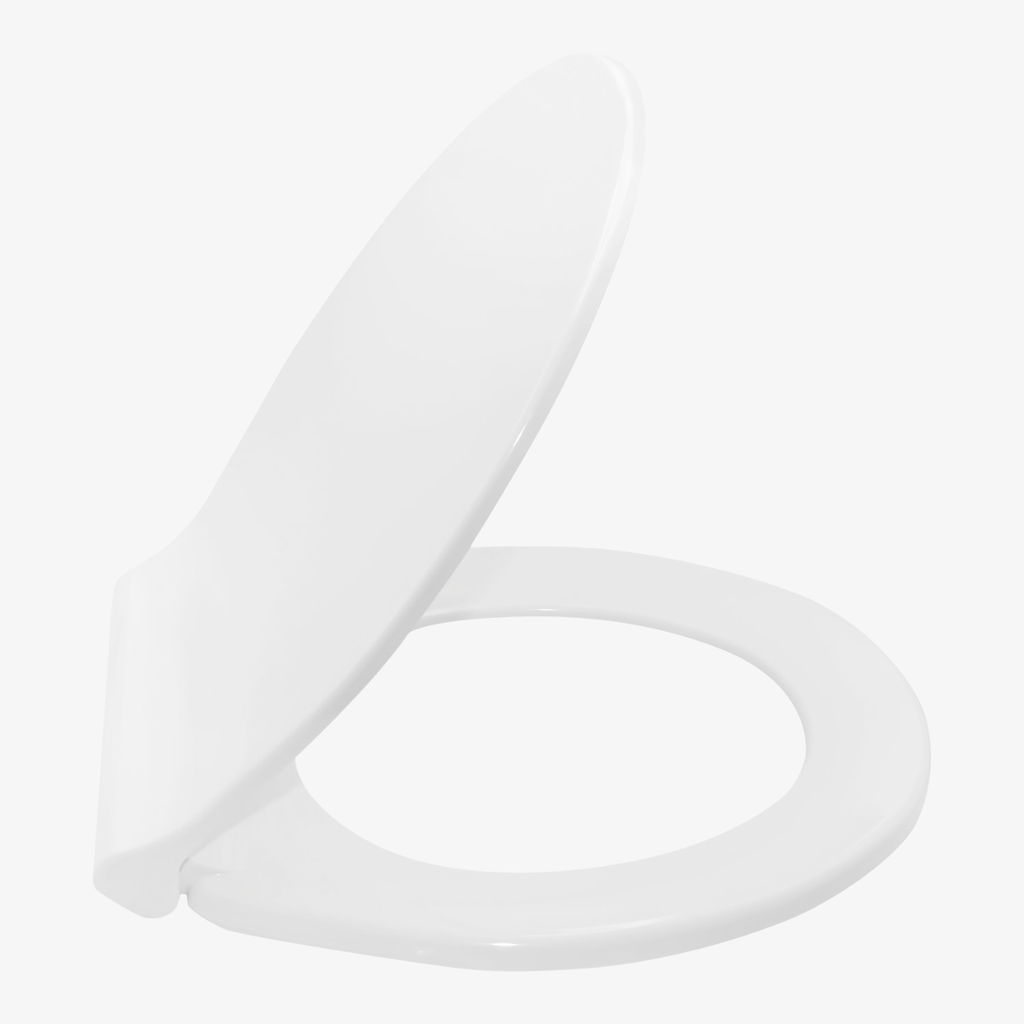 [20450007] Toiletzitting Noor 1 - Platte Duroplast zitting - Softclose en Inox Scharnieren - voor Lize en Vicky serie