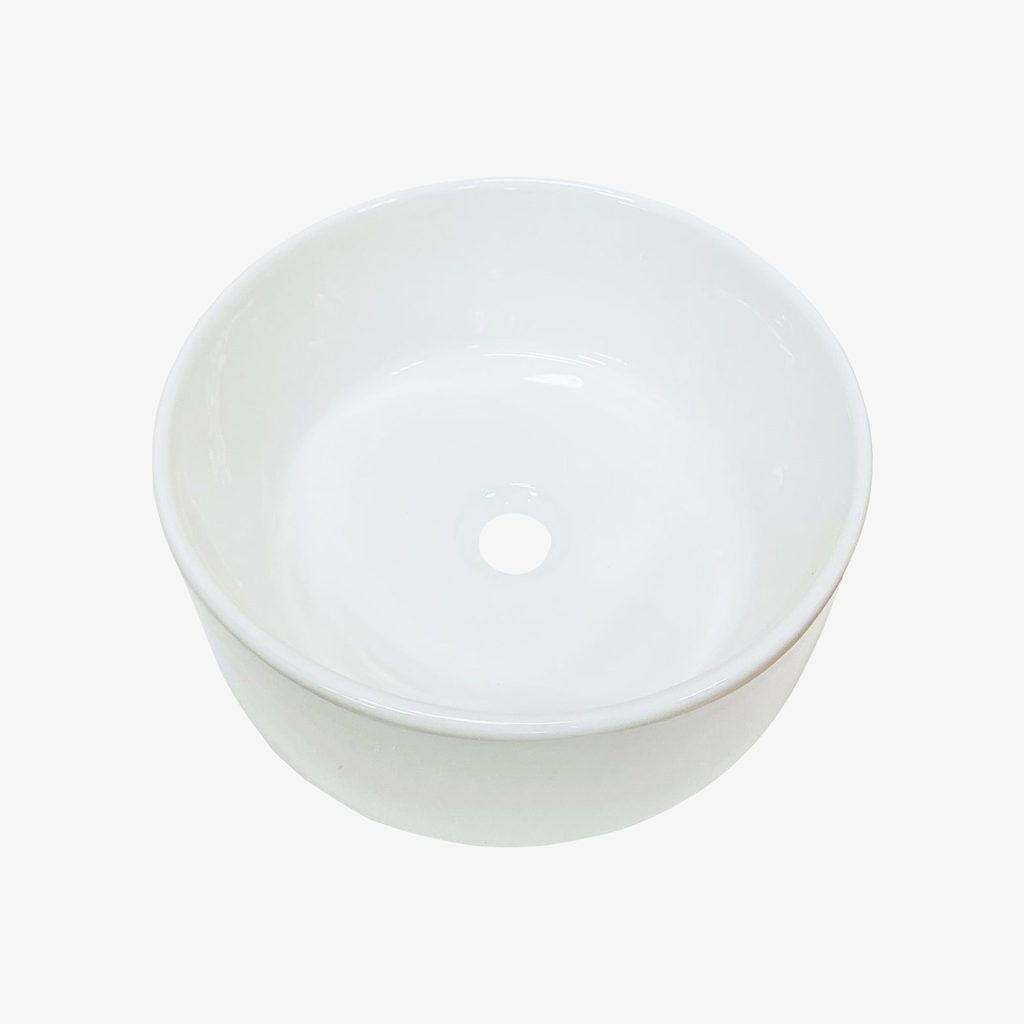 [10432030] Waskom Emma Rond Wit 40 cm