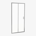 Douche Schuifdeur Noortje 110 cm 6 mm Transparant Chroom