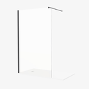 Inloopdouche Xena 110 cm Mat Zwart Profiel Easy Clean 8 mm Veiligheidsglas Nano-Coating