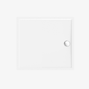 Douchebak Acryl Dimphy Vierkant Wit 90x90x4.7 cm