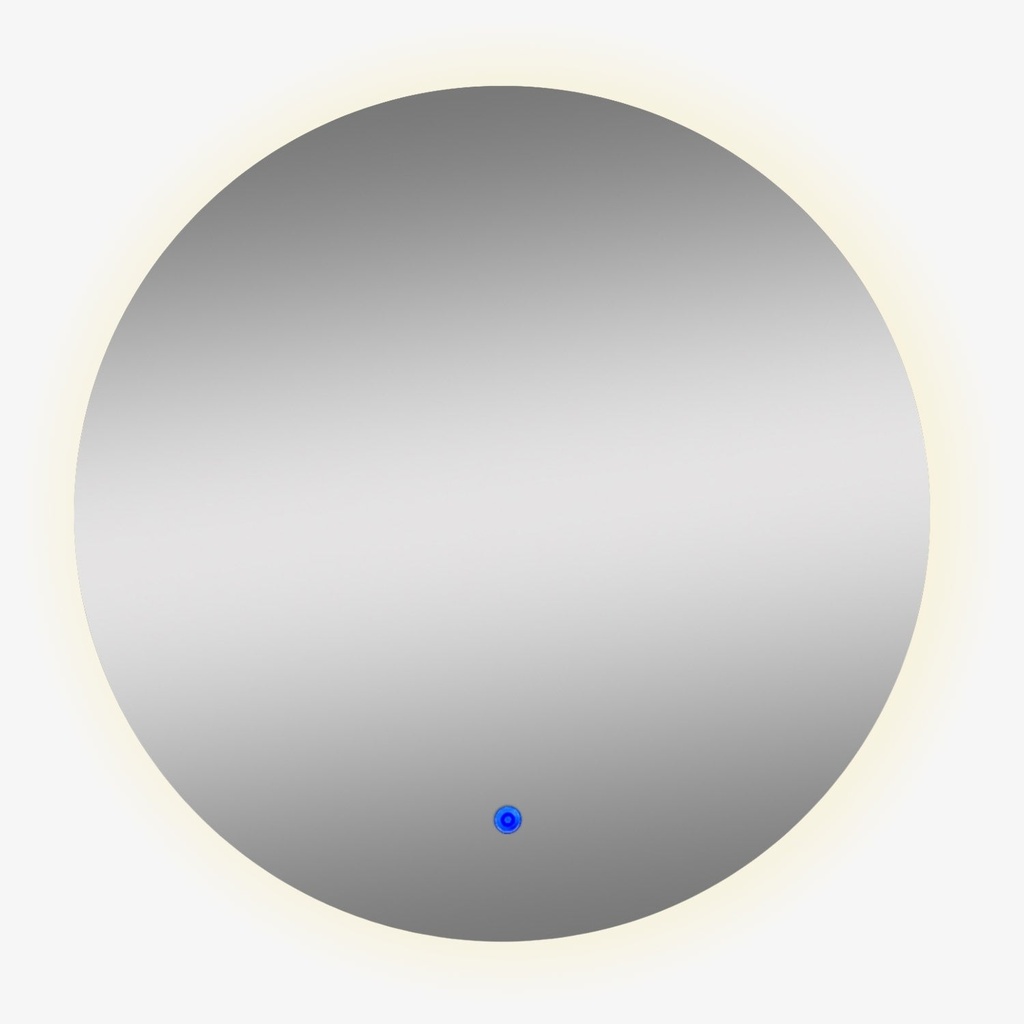 [10223015] Led Spiegel Roos Ronde Aanraakschakelaar-On/Off-Spiegel Verwarming 50 cm