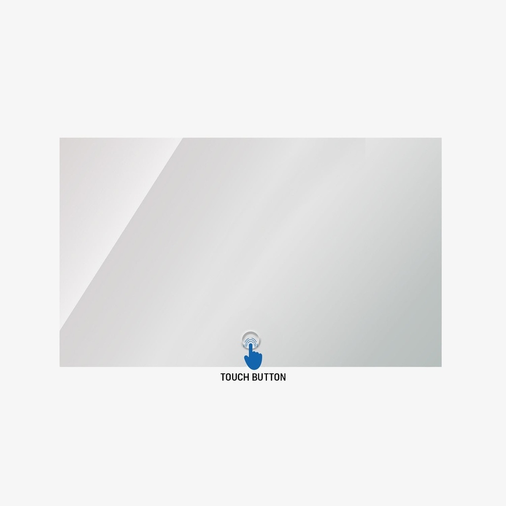 [10223067] Leon Led Spiegel met LED Verlichting Touch On/Off 100x60 cm