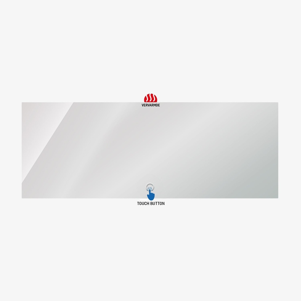 [10223074] Led Spiegel Leon Verwarming LED Verlichting 160x60 cm