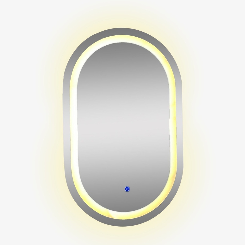 [10223044] Led Spiegel Luna met Dimbare verlichting en Verwarming 50x100 cm