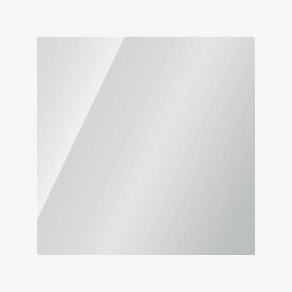 [10223059] Mark Spiegel Rechthoek Verzilverd Wit 57x60x2 cm